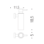 PLUS WALL-MOUNTED SOAP DISPENSER