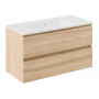 COSMIC B-BEST COMPOSIZIONE L. 100 CM P. 45,5 CM H. 58,5 CM - COMPLETO DI SPECCHIO E FARETTO