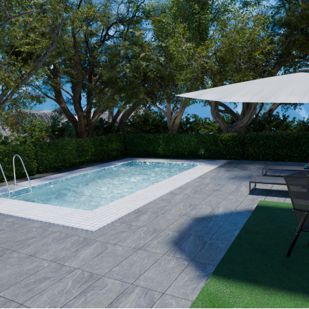 KEOPE PERCORSI EXTRA PIETRA DI VALS STRUCTURED 45x90 RETTIFICATO 20mm