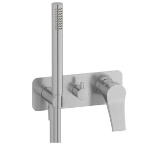 TWITTER SHOWER MIXER WITH BRUSHED NICKEL DIVERTER