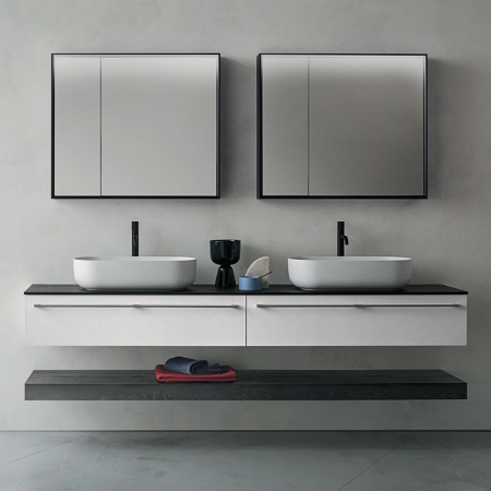 TESO COMPOSIZIONE BAGNO 09 BIANCO OPACO
