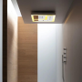 MODULA SOFFIONE A INCASSO A CONTROSOFFITTO 62X62CM C/3COLONNE D'ACQUA
