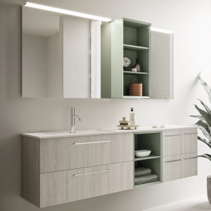HO.ME PLUS LISCIO COMPOSIZIONE BAGNO 02 DOLADA