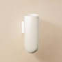 GEYSER WALL-MOUNTED TOOTHBRUSH HOLDER SATIN WHITE