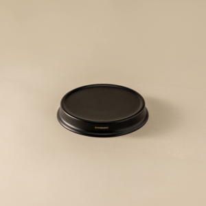 GEYSER SATIN BLACK COUNTERTOP SOAP DISH