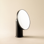 GEYSER SATIN BLACK MAGNIFYING MIRROR