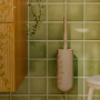 GEYSER WALL-MOUNTED TOILET BRUSH HOLDER SAND
