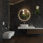 HIT WALL-HUNG RIMLESS TOILET GLOSSY WHITE