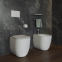 HIT BIDET FLOOR WITHOUT RIM GLOSSY WHITE
