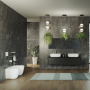 HIT BIDET FLOOR WITHOUT RIM GLOSSY WHITE