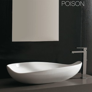 POISON 775 LAVABO DA APPOGGIO BIANCO LUCIDO