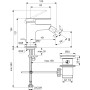 CERAFINE O MISCELATORE BIDET CON PILETTA CROMO