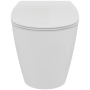 CONNECT SPACE VASO FILO MURO CON SEDILE RALLENTATO BIANCO