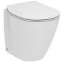 CONNECT SPACE WALL-HUNG TOILET WITH SLOW-CLOSING WHITE SEAT