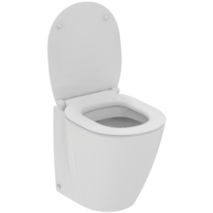 CONNECT SPACE WALL-HUNG TOILET WITH SLOW-CLOSING WHITE SEAT