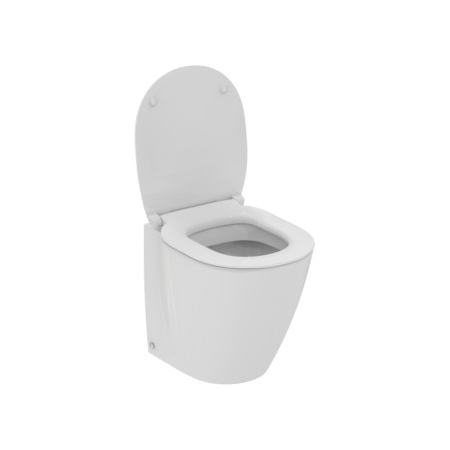 CONNECT SPACE WALL-HUNG TOILET WITH SLOW-CLOSING WHITE SEAT