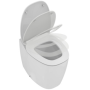 DEA VASO FILO MURO AQUABLADE CON SEDILE SOFT CLOSE BIANCO LUCIDO