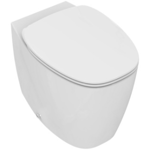 DEA VASO FILO MURO AQUABLADE CON SEDILE SLIM BIANCO LUCIDO