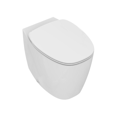 DEA VASO FILO MURO AQUABLADE CON SEDILE SLIM BIANCO LUCIDO