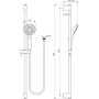 IDEALRAIN EVO ROUND ASTA DOCCIA