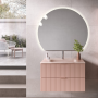 LINE COMPOSIZIONE MOBILE CON LAVABO IN VETRO SATINATO