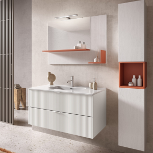 LINE COMPOSIZIONE MOBILE CON LAVABO IN CERAMICA