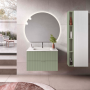 LINE COMPOSIZIONE MOBILE CON LAVABO IN CERAMICA