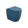 LIKE FLOOR-MOUNTED TOILET WITHOUT RIM WALL-FLUSH DENIM SATIN FINISH