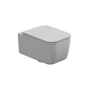 BRIO RIMLESS WALL-HUNG TOILET MATT WHITE