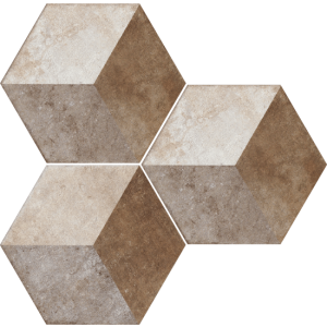 HERITAGE EXAGONA DECORO 34,5x40 - TEXTURE 2