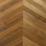 Hungarian Herringbone Oak Dark C-603 Gubbio, Smoked, Brushed, Varnished, Grade Abcd 10-3x90x550mm