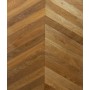Hungarian Herringbone Oak Dark C-603 Gubbio, Smoked, Brushed, Varnished, Grade Abcd 10-3x90x550mm