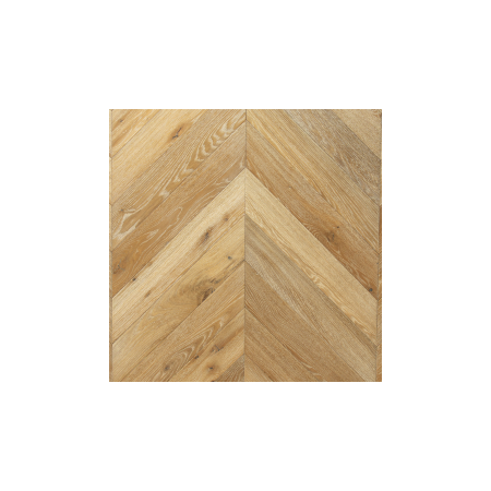 Oak, European, French Herringbone Venice, Brushed, Planed, Smoked, Varnished, Grade Abcd, 10-3x90x510mm