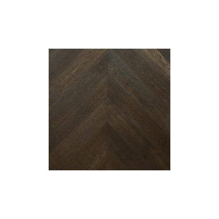 European Oak, French Herringbone Dark, Brushed, Varnished, AB Grade, 14-3x125x680mm