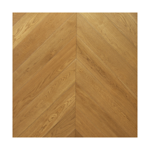 European Oak, French Herringbone Honey, Brushed, Varnished, Ab Grade, 14-3x125x680mm