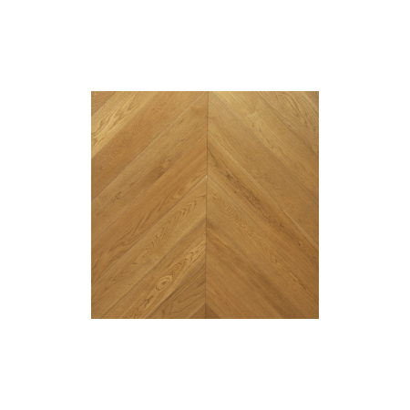 European Oak, French Herringbone Honey, Brushed, Varnished, Ab Grade, 14-3x125x680mm