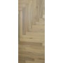 Oak, Italian Herringbone, Venice, Planed, Brushed, Smoked, UV Varnished, Grade ABCD 15-4x75x600mm
