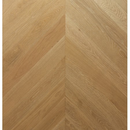 European Prefinished Oak, French Herringbone 45°, Brushed, UV Varnish, Decapé, Selection ABC, 10-3x125x785