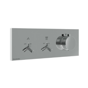 WATT - Built-in Thermostatic 2 Outlets - Chrome