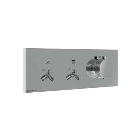 WATT - Built-in Thermostatic 2 Outlets - Chrome