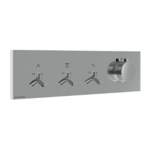 WATT - Built-in Thermostatic 3 Outlets - Chrome