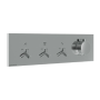 WATT - Built-in Thermostatic 3 Outlets - Chrome