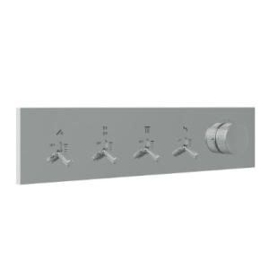 WATT - Single-Lever Mixer 4 Outlets - Chrome