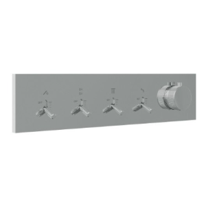 WATT - Built-in Thermostatic 4 Outlets - Chrome