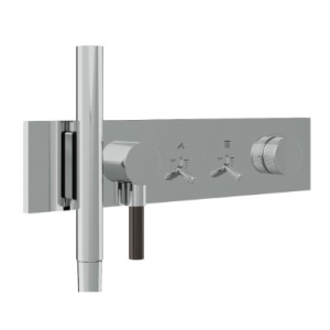 WATT - Single-Lever Mixer 2 Outlets with Hand Shower - Chrome