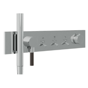 WATT - Built-in Thermostatic with 3 Outlets and Hand Shower - Chrome