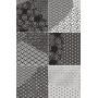 KINTSUGI JAPAN MIX B&W 20,13x20,13 LUCIDO RETTIFICATO