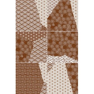 KINTSUGI JAPAN MIX RUST 20,13x20,13 LUCIDO RETTIFICATO
