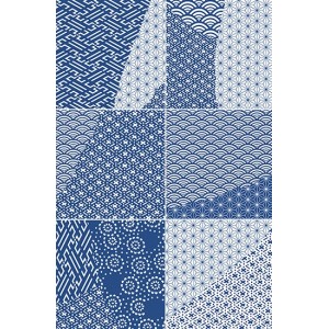 KINTSUGI JAPAN MIX BLUE 20,13x20,13 LUCIDO RETTIFICATO