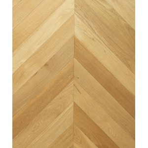 Rovere Spazzolato, Spina Francese 45, Verniciato Uv, Naturale, Scelta Ab, 10-4x90x510mm